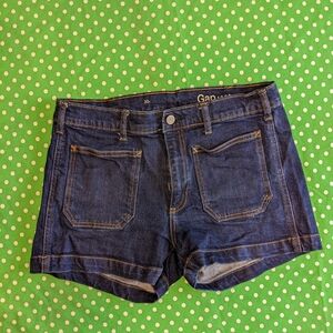 Gap Women's Blue Denim Shorts